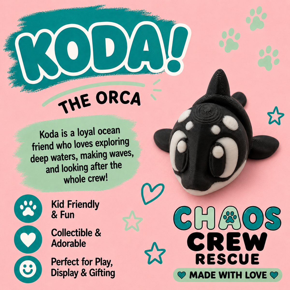 🖤 Adopt Koda the Orca!