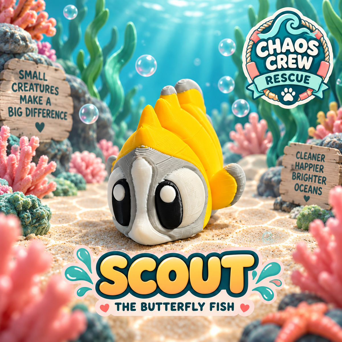 Scout the Butterflyfish 🐠
